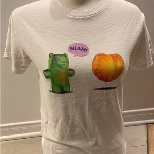 Woman’s White Graphic T-Shirt